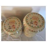 1978 Brandywine Enesco Ceramic Canister Set