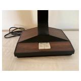 Mid-Century Modern Desk Lamp with Wood Accents