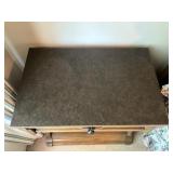 Wooden Nightstand with Drawer and Shelf