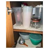 Collection of Kitchen Storage and Utensils