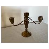 Three-Light Silver-Plated Candelabra