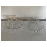 Assorted Cut Glass Bowls and Platters