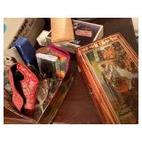 Assorted Tabletop Decorative and Storage Items
