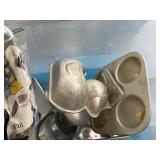 Assorted Metal Baking Molds and Pans