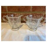 Assorted Glassware and Sterling Silver Spoon Lot