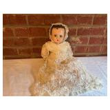 Composition Doll with Lace Dress