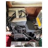 Lot of Battery Chargers and Power Equipment