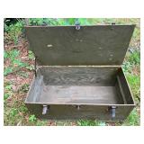 1942 Military Storage Trunk by Wheler Trunk & Bag