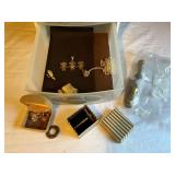 Plastic Storage Drawers With Jewelry Assortment