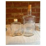 Glass Bottles and Blender Pitcher Lot