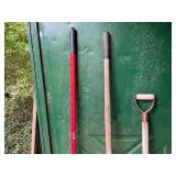 Garden Tools Lot With Shovels and Fork