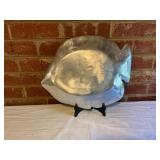 Fish-Shaped Aluminum Serving Tray