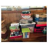 Assorted Books and Board Games Lot