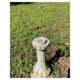 Concrete Pedestal or Birdbath Base