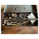 Metal Toolbox With Assorted Tools