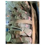 Collection of Vintage Glass Beverage Bottles