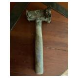 Two Vintage Hammers and a Metal Carpenterï¿½s Square