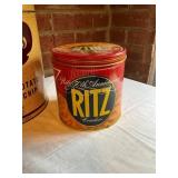 Lot of Four Vintage Advertising Tins