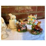 Assorted Ceramic and Resin Animal Figurines