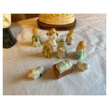 Collection of Decorative Ceramic Figures