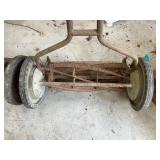 Pair Of Vintage Manual Reel Push Lawn Mowers