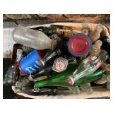 Collection of Vintage Glass Bottles