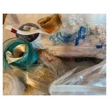 Box of Assorted Crafting Supplies