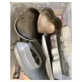 Assorted Metal Baking Molds and Pans Collection