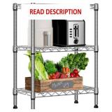 MZG 750 lbs 3 Tier Shelf Metal Storage Shelves Wir
