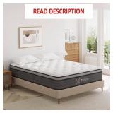 Queen Mattress,10 Inch Hybrid Mattress in a Box wi