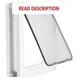 Large Doggie Door with Magnetic Locking Panel for