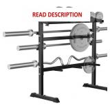 UBOWAY Compact Dumbbell Rack Stand Barbell Rack: W