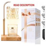 Candle Warmer Lamp with 3 Bulbs, Adjustable Height