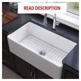 Miuara Farmhouse Sink 33 Inch - Apron Front Kitche