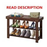 Shoe Rack Bench, Bamboo Wood Shoe Rack, 3 Tier Stu