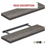 QEEIG Bathroom Shelves 24 inches Long Wall Shelf 2