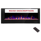 R.W.FLAME Electric Fireplace 50 inch Recessed and