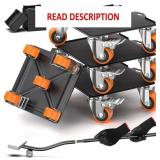 2000 lb Capacity - Heavy Duty Furniture Movers wit