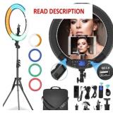 19 inch Ring Light with Remote Controller and Stan