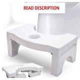 Foldable Toilet Potty Stool for Adults, 7' Heavy D