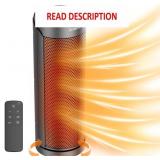 Portable Space Heater for Indoor Use with Remote -