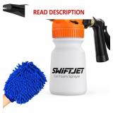 SwiftJet Car Wash Foam Gun + Microfiber Wash Mitt