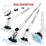 Electric Spin Scrubber, Upgraded Bathroom Cleaning