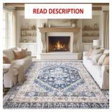 zesthome 9x12 Area Rugs,Stain Resistant Washable R