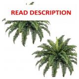 35' Ferns Artificial Bush Plants Large, 2 Artifici