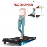 2-in-1 Under Desk Treadmill with Remote, 2.5HP