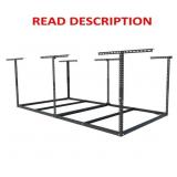 Black Adjustable Height Overhead Garage Storage Ra
