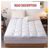 DROVAN Mattress Pad King Size - Extra Thick Mattre