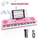 WOSTOO Kids Keyboard Piano, Portable 61 Keys Keybo