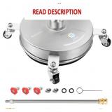 janz 14' Pressure Washer Surface Cleaner with 4 Wh